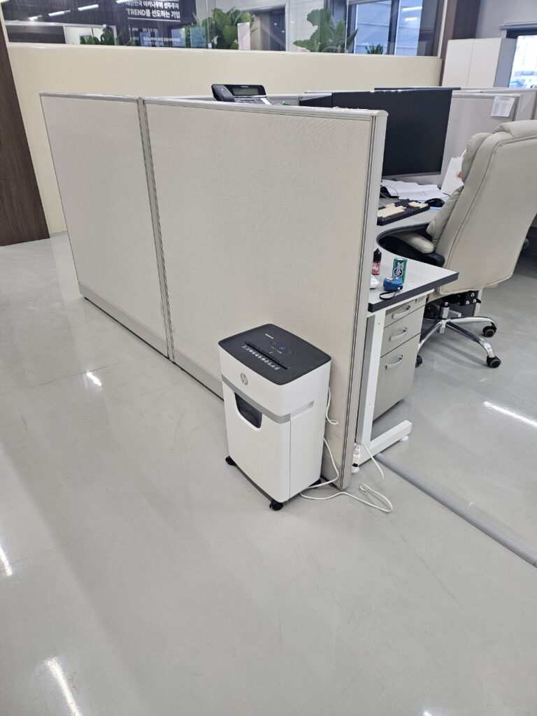 달성군 사무실청소 바닥코팅