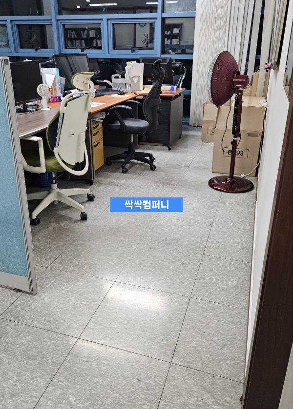 대전 대덕구 사무실청소 현장에 투입된 싹싹컴퍼니 전문 인력