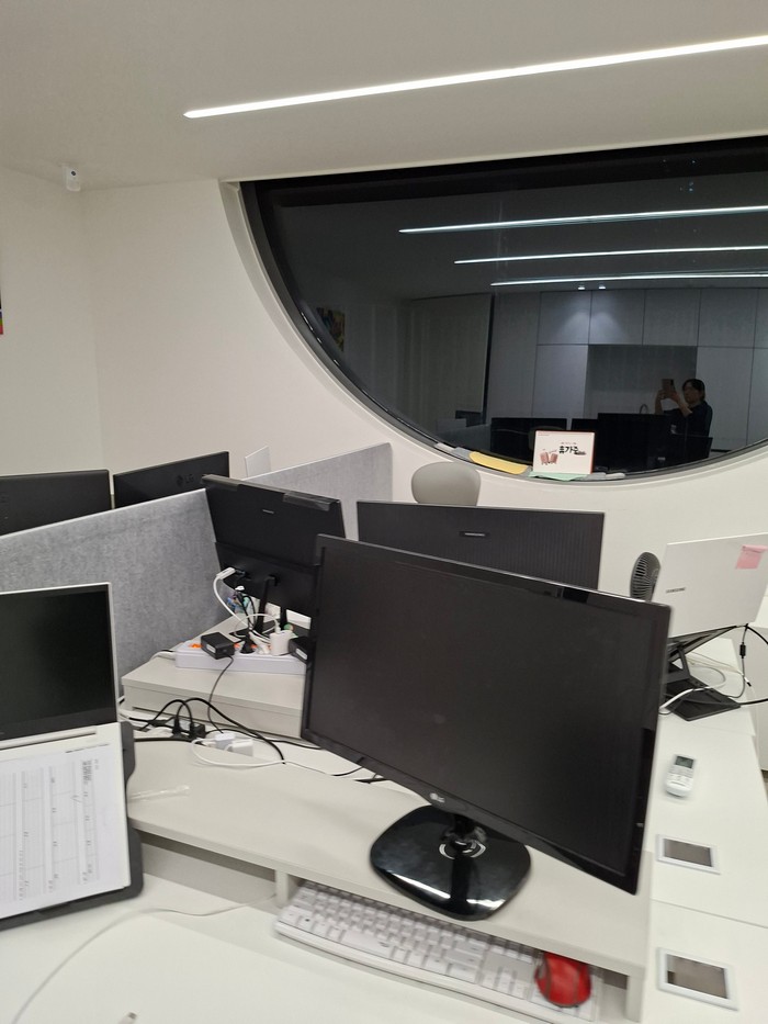 평촌 사무실청소 사무실내부